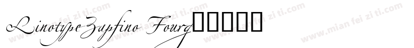 LinotypeZapfino Four字体转换